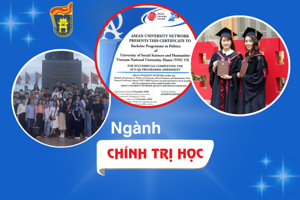 Ngành Chính trị học: đổi mới với nhiều học phần có tính thực tiễn và ứng dụng cao, đáp ứng nhu cầu thị trường lao động.