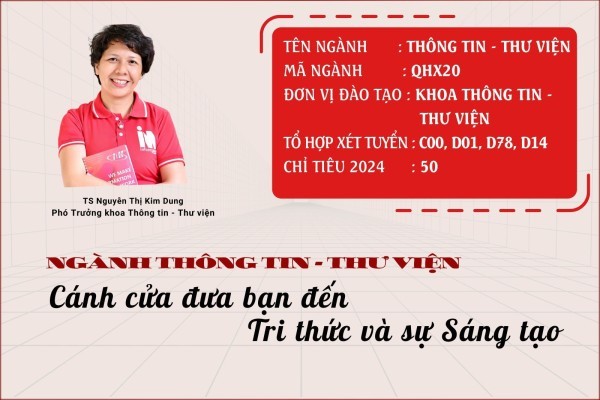 Ngành Thông tin - Thư viện: Cánh cửa đưa bạn đến tri thức và sự sáng tạo