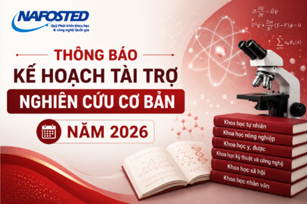 Thông báo kế hoạch tài trợ nghiên cứu cơ bản năm 2026