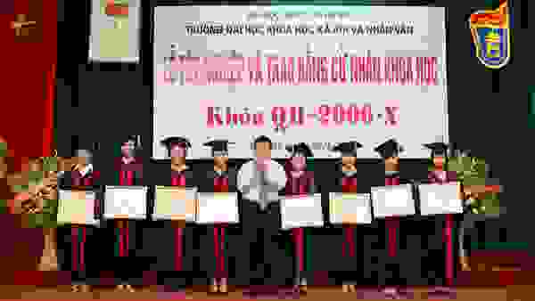 1.189 sinh viên khoá QH-2006-X nhận bằng tốt nghiệp