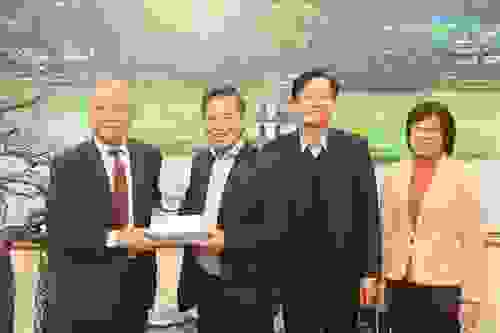 Tiếp đoàn công tác của Đại học Meiji (Nhật Bản)