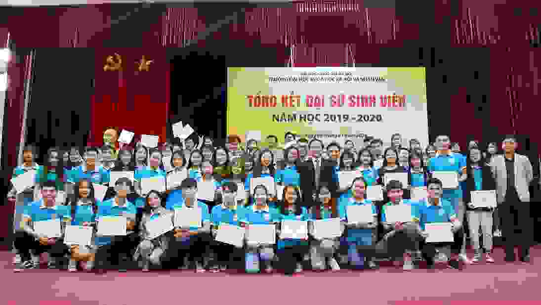 Đại sứ sinh viên góp phần lan tỏa hình ảnh và thương hiệu ĐHKHXH&NV