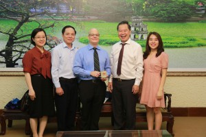 Work meeting with the representative of Concordia International School Hanoi
