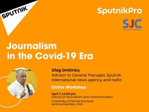 Thông báo về Bài giảng chuyên đề trực tuyến về hoạt động báo chí trong Đại dịch Covid-19