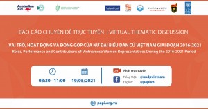 Virtual Thematic Discussion "Roles, Performance and Contributions of Vietnamese Women Representatives during the 2016-2021 Period"