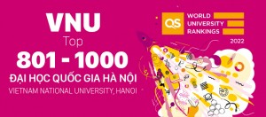 QS World University Rankings 2022: ĐHQGHN lần thứ 4 liên tiếp đứng trong nhóm 1000 thế giới