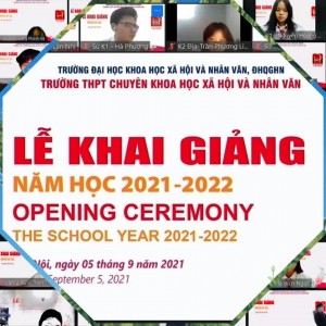 Lễ khai giảng năm học 2021-2022 của Trường THPT Chuyên KHXH&NV