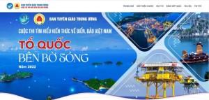 “Tổ quốc bên bờ sóng” 2022: Cuộc thi trực tuyến tìm hiểu về biển, đảo Việt Nam