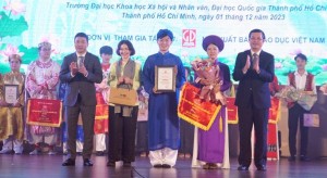 Sinh viên nước ngoài của Khoa VNH&TV đạt giải Nhất cuộc thi Hùng biện tiếng Việt toàn quốc năm 2023