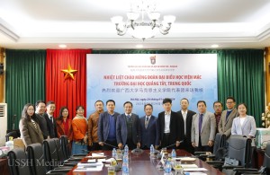 VNU-USSH and Guangxi University (China) promote cooperation in training and research in the fields of philosophy and political science