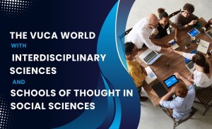 The VUCA world with interdisciplinary sciences and schools of thought in social sciences
