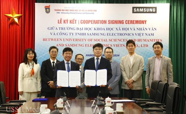 VNU-USSH hợp tác với Trung tâm Nghiên cứu và Phát triển Samsung Việt Nam trong nhiều lĩnh vực