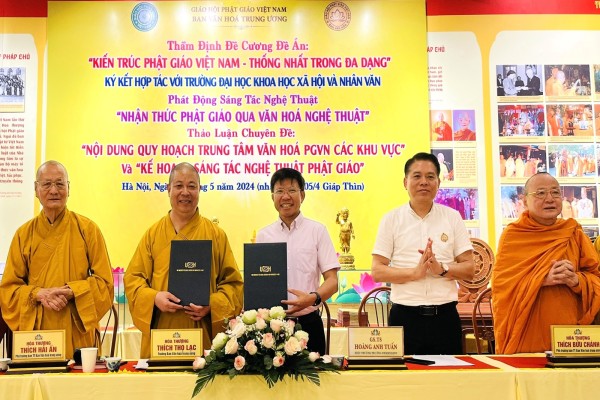 VNU-USSH hợp tác với Ban Văn hóa Trung ương GHPGVN trong bảo tồn, phát huy giá trị di sản văn hóa Phật giáo