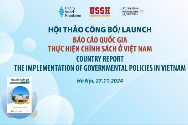 Mời dự Tọa đàm Công bố Báo cáo Quốc gia về Việt Nam: Thực thi Chính sách ở Việt Nam