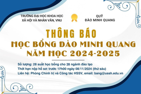 Hoc bong Dao Minh Quang