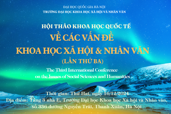 Hội thảo khoa học quốc tế: Về các vấn đề khoa học xã hội và nhân văn (lần thứ Ba)