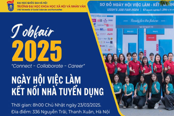 Ngày hội việc làm - Kết nối nhà tuyển dụng năm 2025: Hàng ngàn cơ hội việc làm dành cho sinh viên