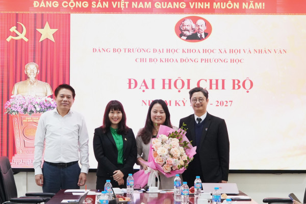 Đại hội chi bộ khoa Đông phương học: Tự chủ - Sáng tạo - Liên thông