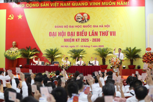 Phiên trù bị Đại hội đại biểu Đảng bộ ĐHQGHN lần thứ VII, nhiệm kỳ 2025-2030