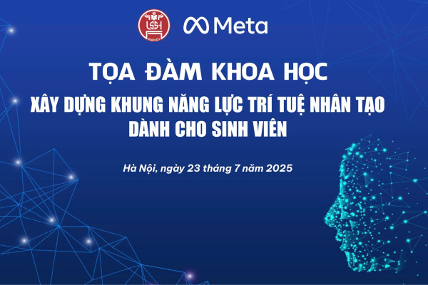 Tọa đàm khoa học "Xây dựng Khung năng lực trí tuệ nhân tạo dành cho sinh viên"