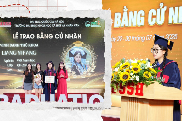 (SVVN) Gặp gỡ cô nữ sinh Trung Quốc tốt nghiệp thủ khoa ngành Việt Nam học