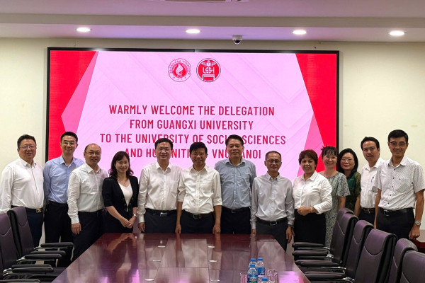 Trường Đại học Khoa học Xã hội và Nhân văn tăng cường hợp tác với Đại học Quảng Tây (Trung Quốc)