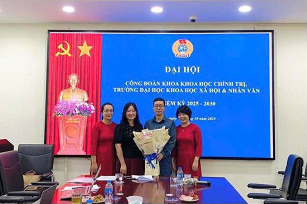Đại hội Công đoàn nhiệm kỳ 2025–2030 khoa Khoa học Chính trị