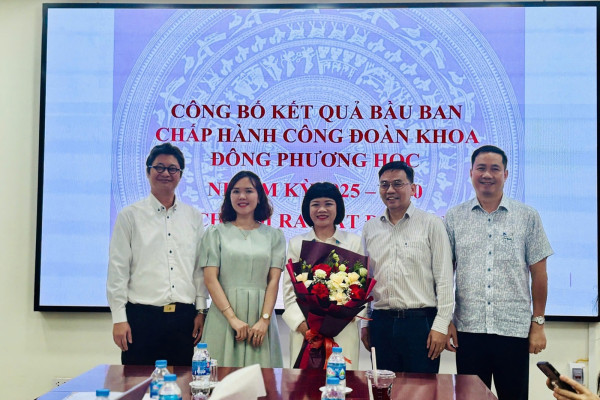 Đại hội Công đoàn nhiệm kỳ 2025–2030 Khoa Đông Phương học