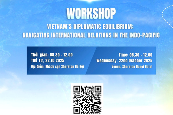 Thư mời dự hội thảo: Ngoại giao cân bằng của Việt Nam ở khu vực Ấn Độ Dương - Thái Bình Dương