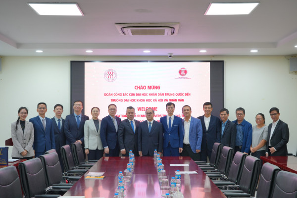 Trường ĐHKHXH&NV mở rộng quan hệ hợp tác song phương với Đại học Nhân dân Trung Quốc