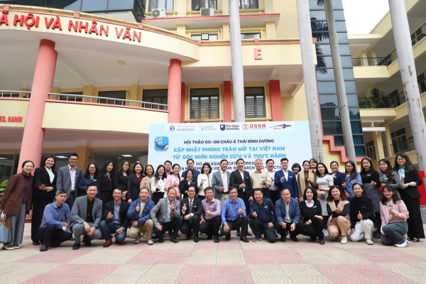 Hội thảo GO-GN Asia Pacific 2025: Cập nhật phong trào Mở tại Việt Nam từ góc nhìn nghiên cứu và thực hành