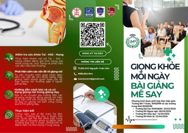 Chương trình kiểm tra sức khỏe tai - mũi - họng dành cho cán bộ, giảng viên Trường ĐH KHXH&NV 