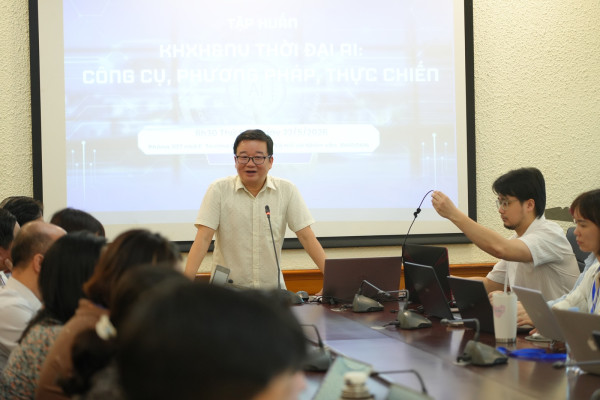 Nâng cao năng lực ứng dụng trí tuệ nhân tạo trong nghiên cứu, giảng dạy và công bố khoa học