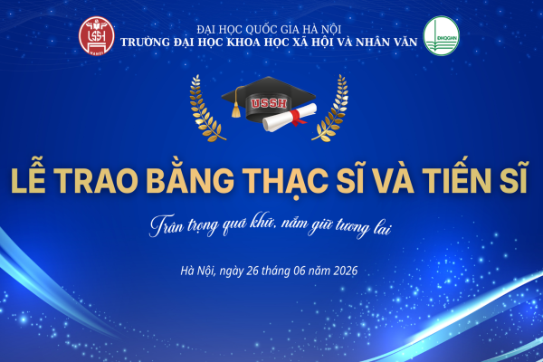 Kế hoạch tổ chức Lễ trao bằng tiến sĩ, thạc sĩ năm 2026