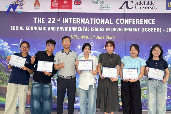 Sinh viên Khoa Ngôn ngữ học và Việt Nam học giới thiệu hướng tiếp cận mới về ứng dụng AI tại hội nghị quốc tế