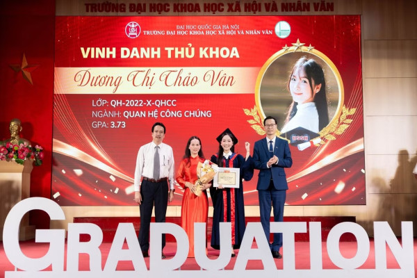 Đặt mục tiêu ngay từ năm thứ nhất, nữ sinh KHXH&NV tốt nghiệp sớm và trở thành thủ khoa đầu ra