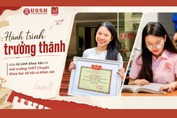 Hành trình trưởng thành của nữ sinh khoa Văn từ mái trường THPT Chuyên Khoa học Xã hội và Nhân văn