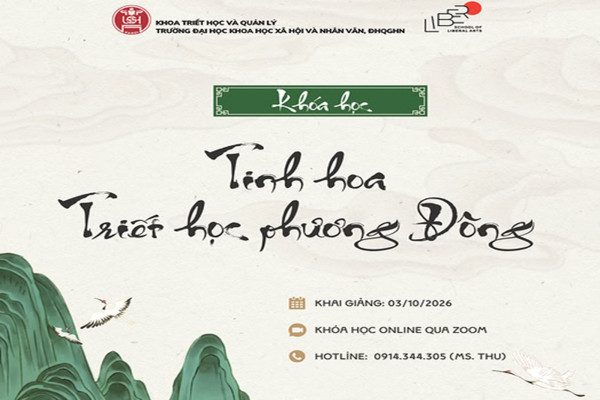 Khóa học ngắn hạn " Tinh hoa triết học phương Đông" - Chính thức mở đơn đăng ký khóa 4