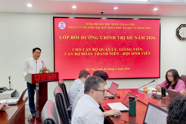 Tổ chức lớp bồi dưỡng lý luận chính trị hè 2026: Nâng cao bản lĩnh, thống nhất nhận thức và hành động trong giai đoạn mới