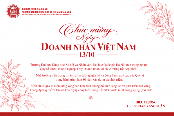 Chúc mừng Ngày Doanh nhân Việt Nam