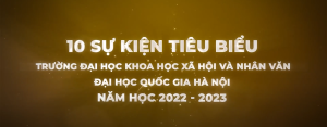 10 SỰ KIỆN TIÊU BIỂU NĂM HỌC 2022 -2023