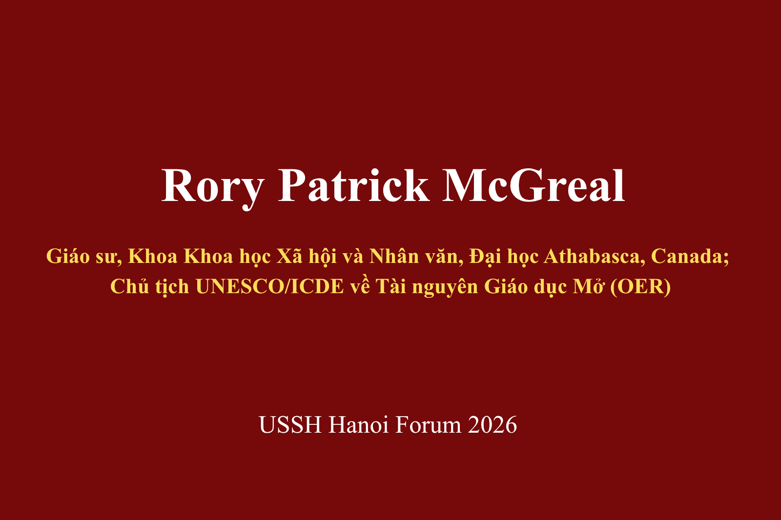 Rory Patrick McGreal