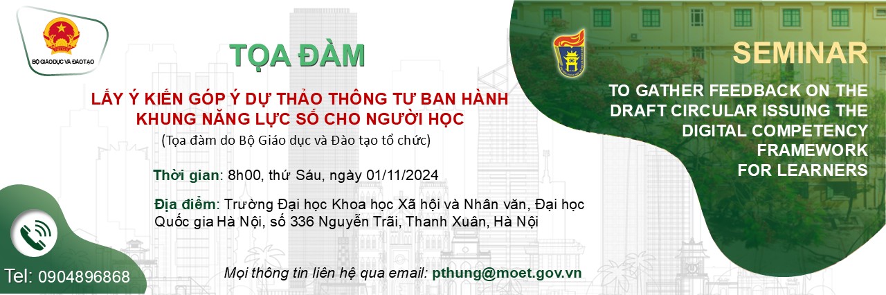 Tọa đàm lấy ý kiến dự thảo thông tư ban hành khung năng lực số