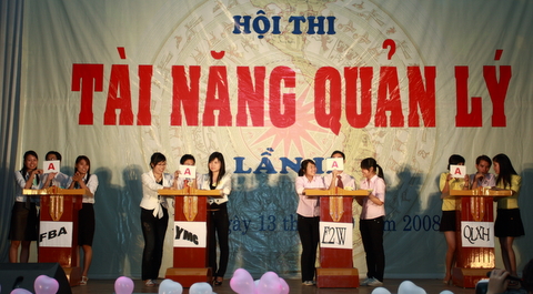 Đội Trường ĐHKHXH&NV đạt giải nhất hội thi Tài năng quản lí
