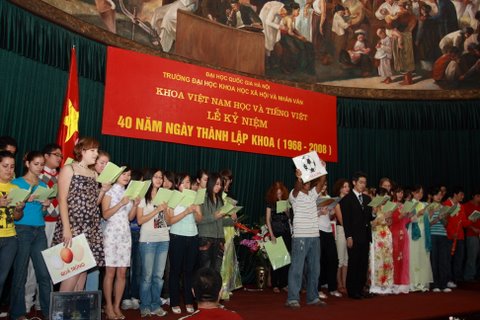 40 năm Khoa Việt Nam học và Tiếng Việt
