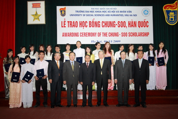 80 sinh viên nhận học bổng Chung-Soo năm 2009