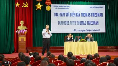 Thomas Friedman discussed globalization and the flat world