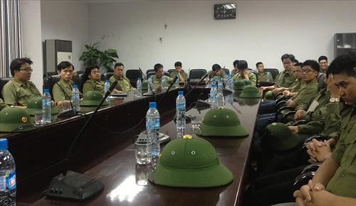 Ra quân huấn luyện lực lượng tự vệ năm 2014