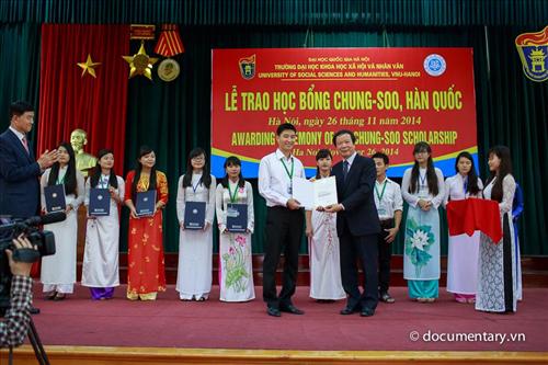 Lễ trao học bổng Chung-Soo năm 2014