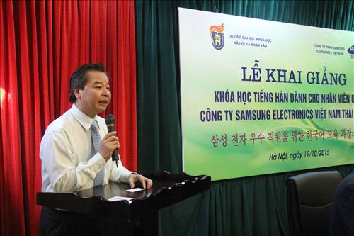 Khai giảng Khóa học tiếng Hàn dành cho nhân viên Công ty Samsung Electronics